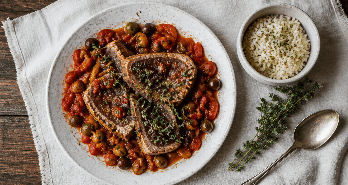 recette thonine à la provençale avec légumes et riz