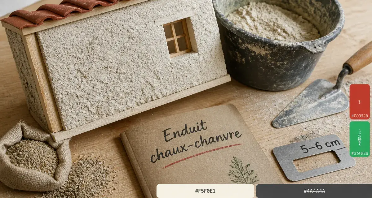 Enduit chaux chanvre exterieur : projection et protection des façades