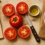 La tomate est fruit ou legume : tomates, huile d’olive et gaspacho
