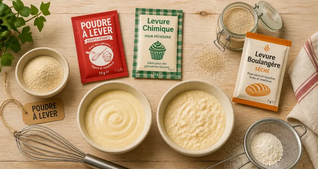 Levure chimique ou boulangère : poudre et levure pour pâtes réussies