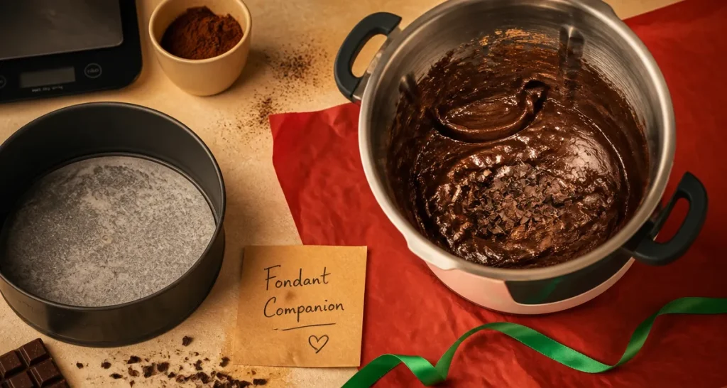Meilleur gâteau au companion : fondant au chocolat dans la cuve du robot
