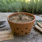 Quand bouturer la lavande : bouture en pot