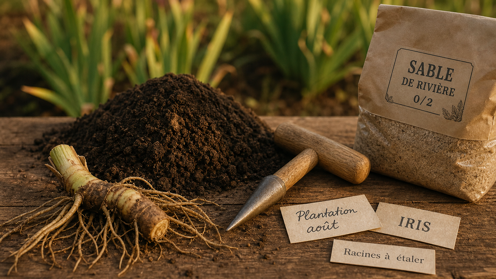 Quand planter des iris : rhizome et plantation août