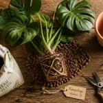 quand rempoter une plante Monstera rempotage outils terreau