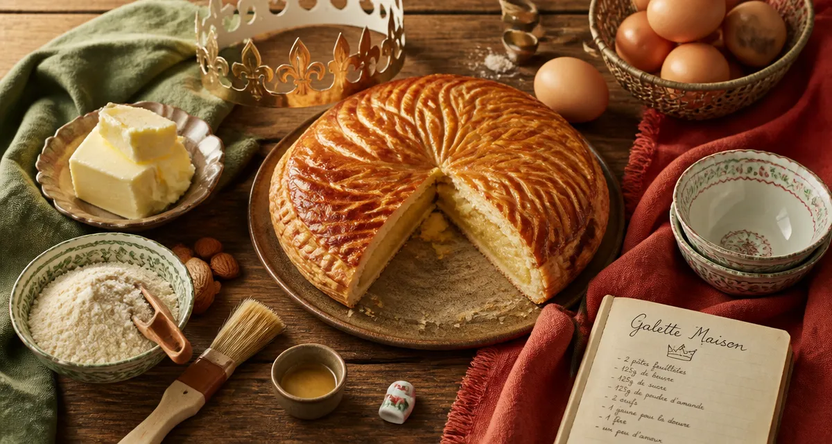 recette pour la galette des rois maison dorée à la frangipane