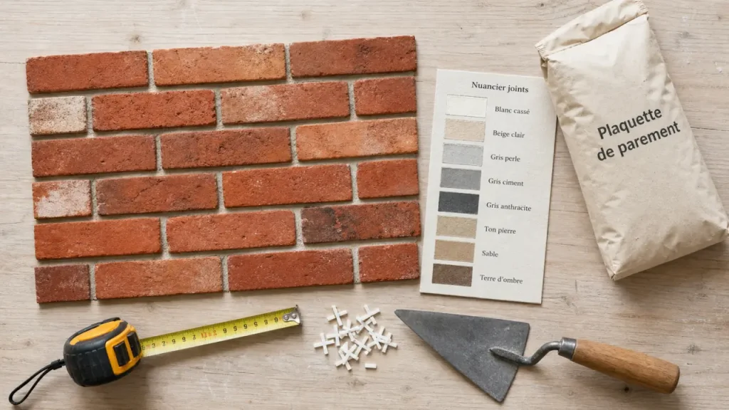 Brique pour mur intérieur rouge, grise ou sable rosé