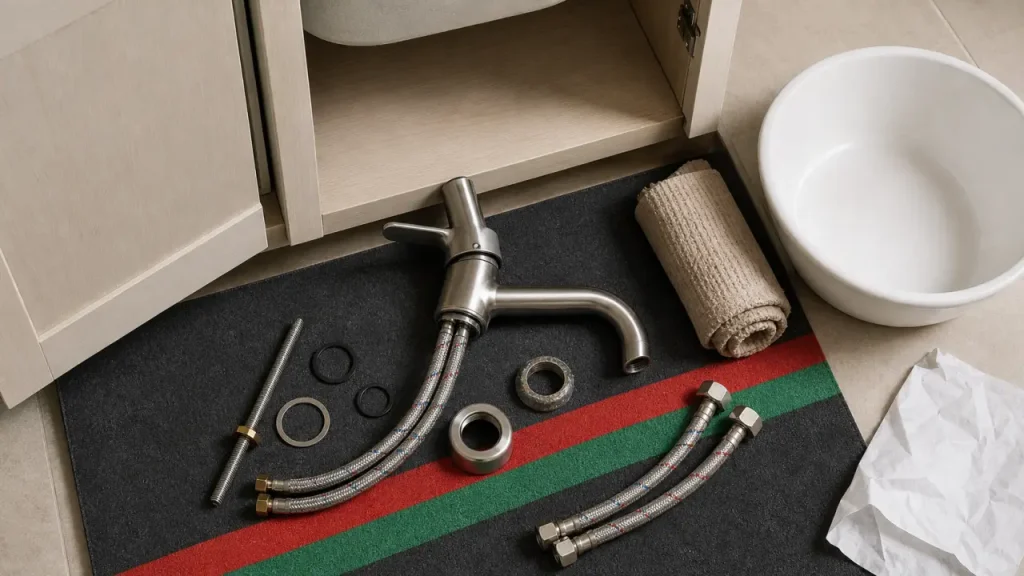 Changer un robinet de cuisine : flexibles et joints pour éviter la fuite