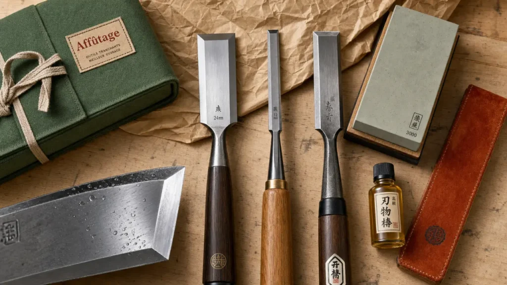 Ciseaux à bois affûtés pour coupes nettes et précises