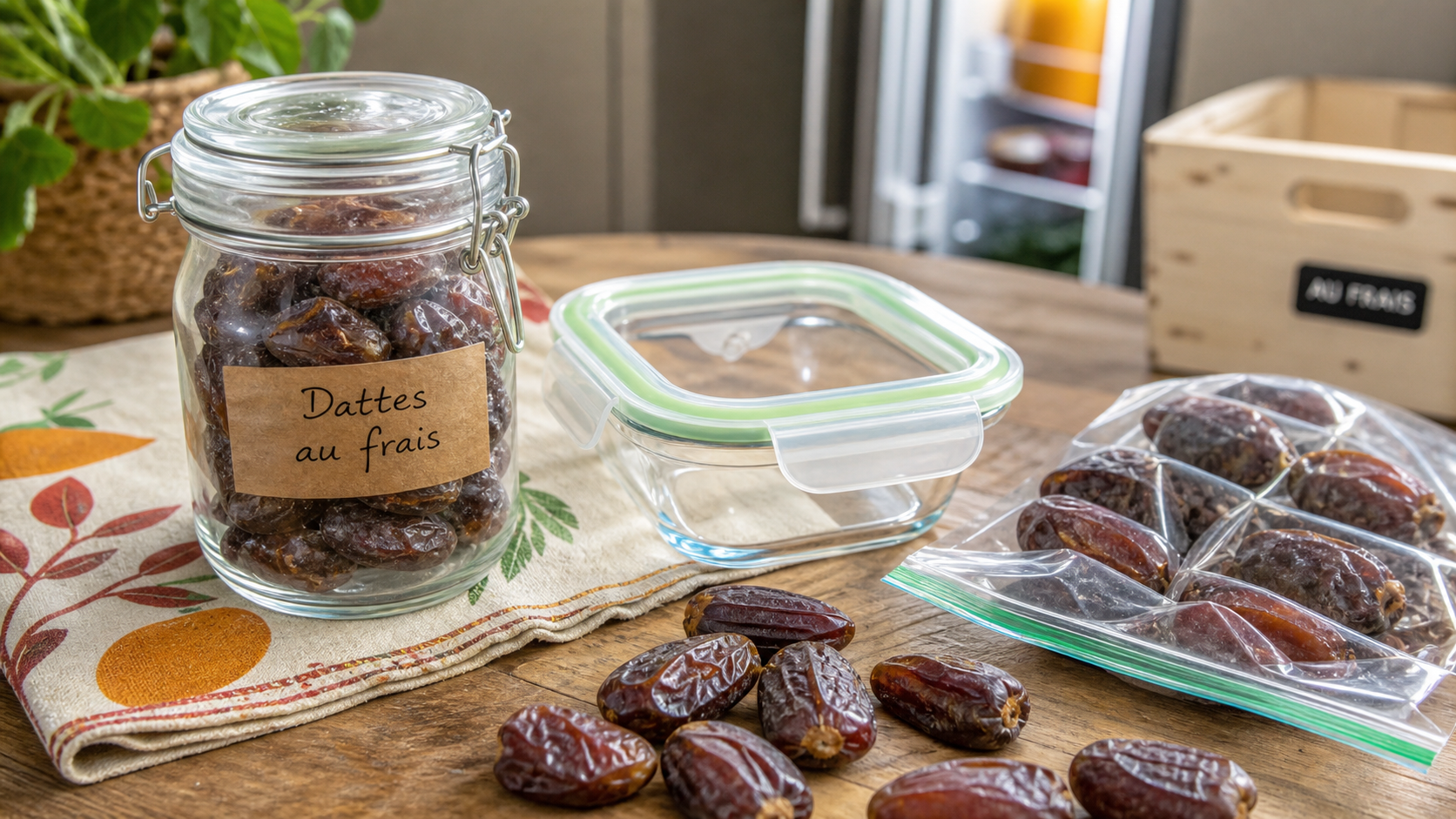 Comment conserver des dattes : frigo, placard ou congélateur