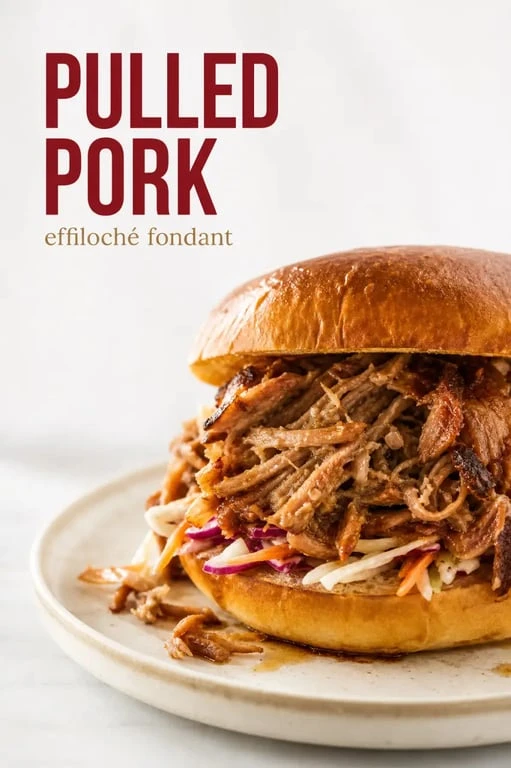 Recette de pulled pork maison tendre et savoureux dans un sandwich