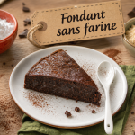 Gateaux sans farine et sans oeuf, fondant chocolat moelleux sans farine ni oeuf