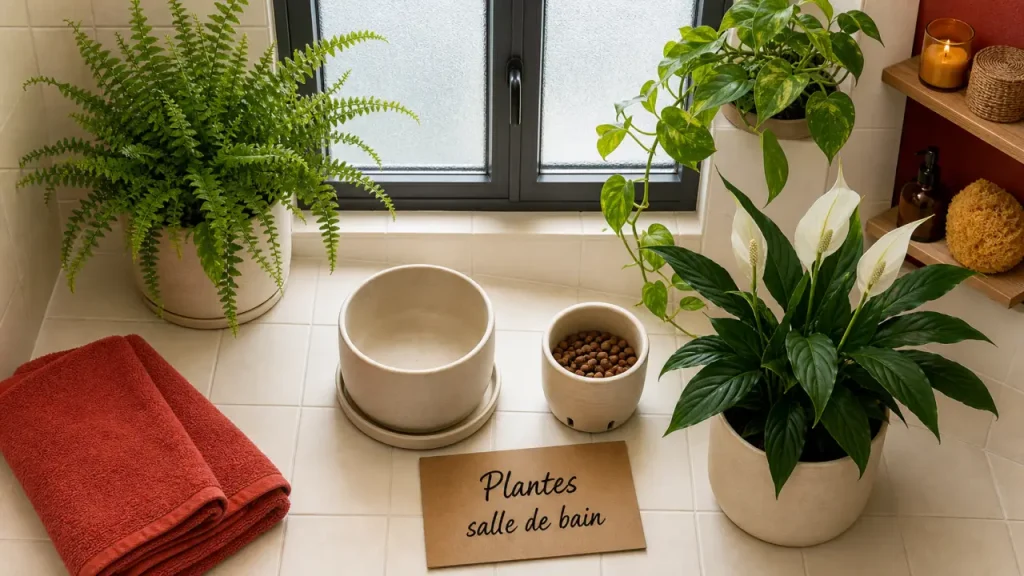 8 plantes faciles pour salle de bain qui tiennent vraiment entre 15°C et 25°C