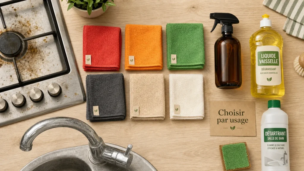 Produit menage : choisir un nettoyant selon la surface et l’usage