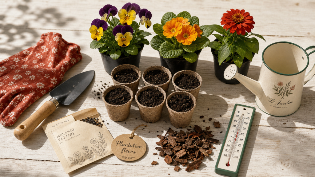 Quand planter des fleurs : gelées, printemps et automne