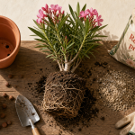 Quand rempoter un laurier rose : pot et terre, rempotage printemps