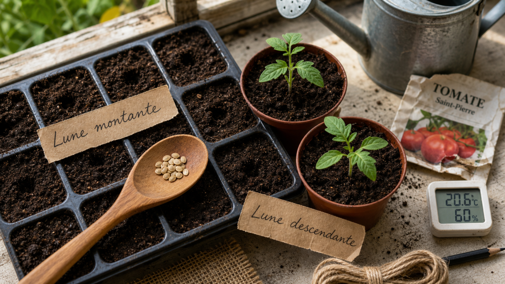 Quand semer les tomates avec la lune : semis et jeunes plants en serre