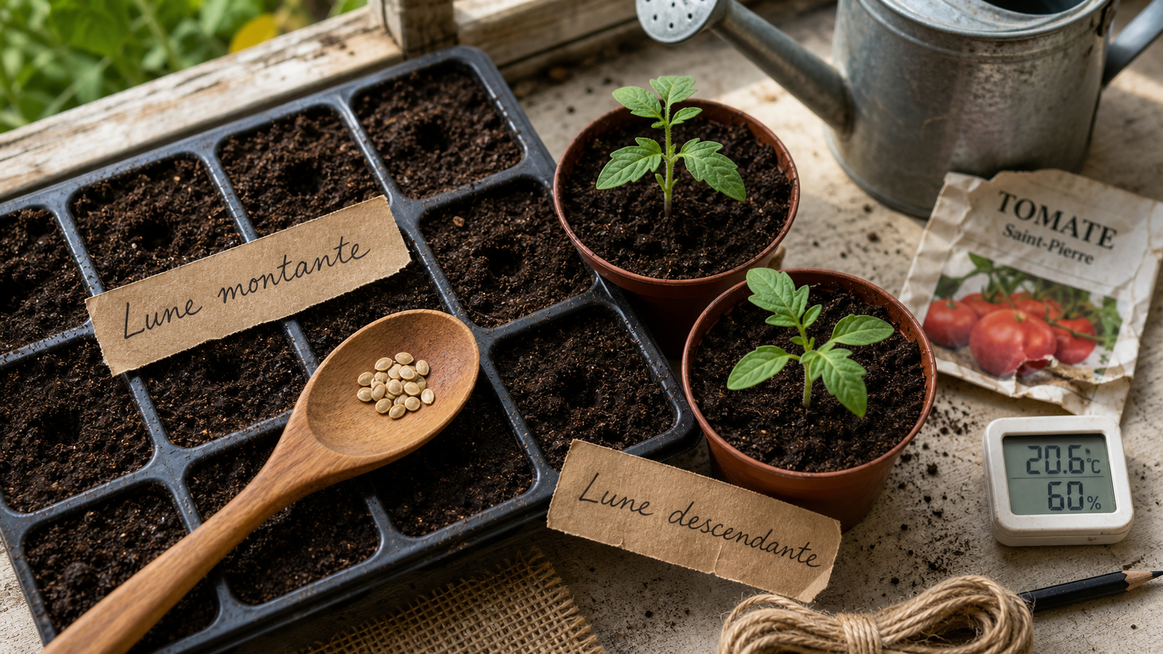 Quand semer les tomates avec la lune : semis et jeunes plants en serre
