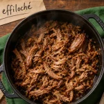 Recette pulled pork : porc effiloché fondant en cocotte en fonte