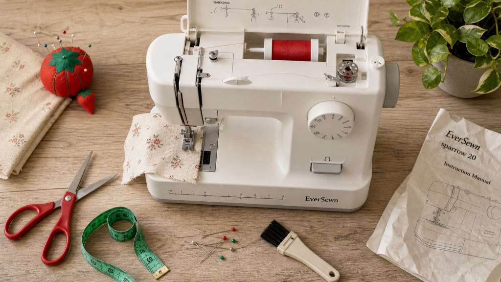 Tutoriel machine à coudre : canette et tension, premiers points