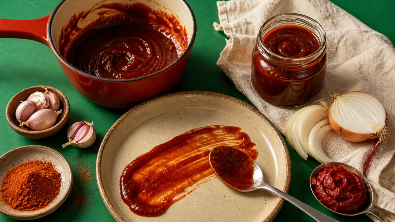 Sauce barbecue recette maison fumée, nappante et brillante