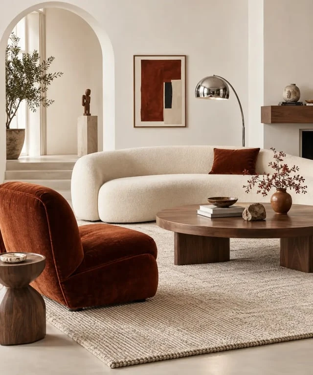 Jolie maison décoration dans un style éclectique mêlant mobilier ancien et contemporain