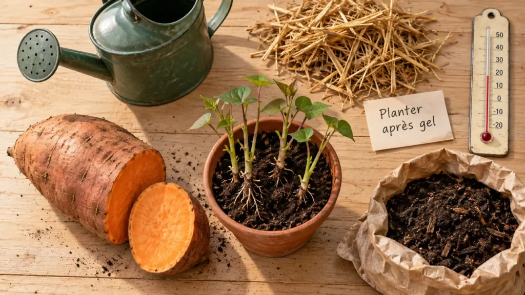 Patate douce à planter : plantez tard dans une terre chaude pour récolter avant le gel